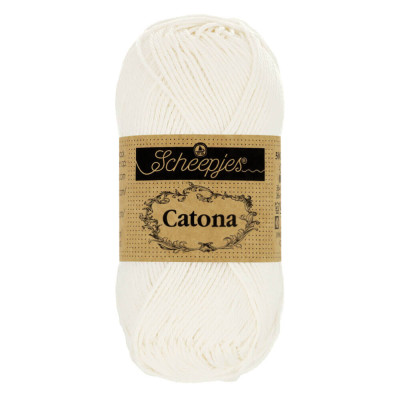 Scheepjes Catona 50g										 - 105 Bridal White