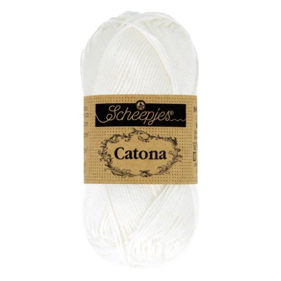 Scheepjes Catona 50g										 - 106 Snow White