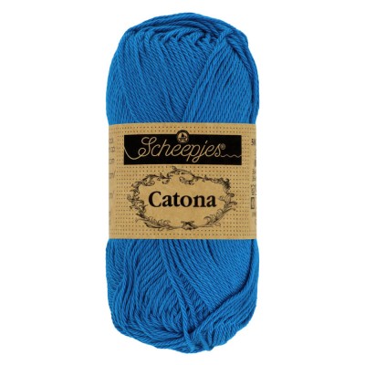 Scheepjes Catona 50g										 - 201 Electric Blue
