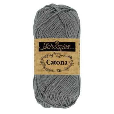 Scheepjes Catona 50g										 - 242 Metal Grey