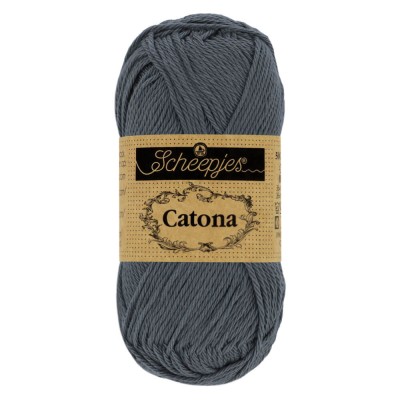 Scheepjes Catona 50g										 - 393 Charcoal