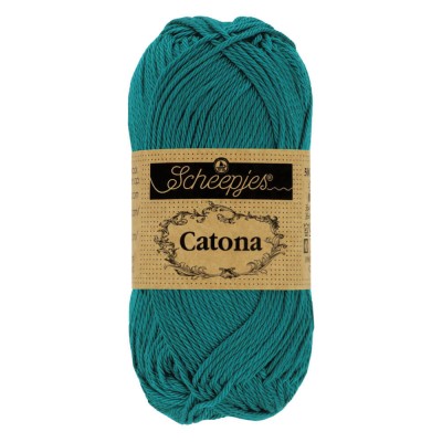 Scheepjes Catona 50g										 - 401 Dark Teal