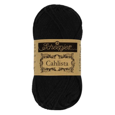 Scheepjes Cahlista 50g										 - 110 Jet Black