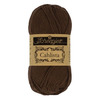 Scheepjes Cahlista 50g										 - 162 Black Coffee