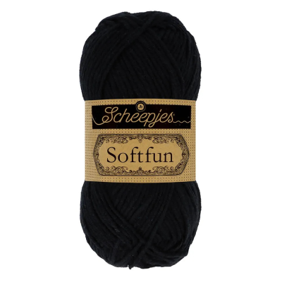 Scheepjes Softfun										 - 2408 Black