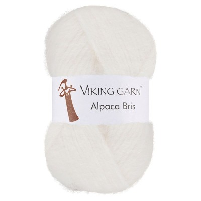 Viking Garn Alpaca Bris										 - 300 White