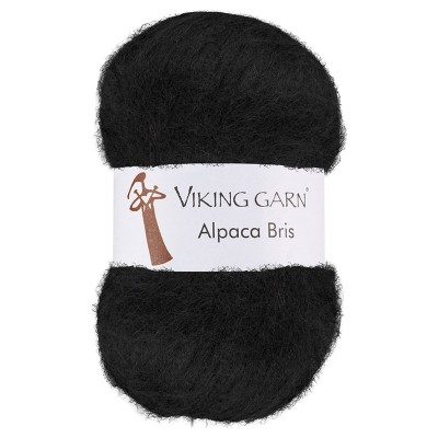 Viking Garn Alpaca Bris										 - 303 Black