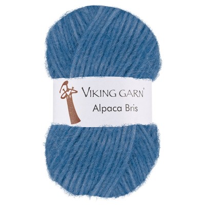 Viking Garn Alpaca Bris										 - 323 Blue