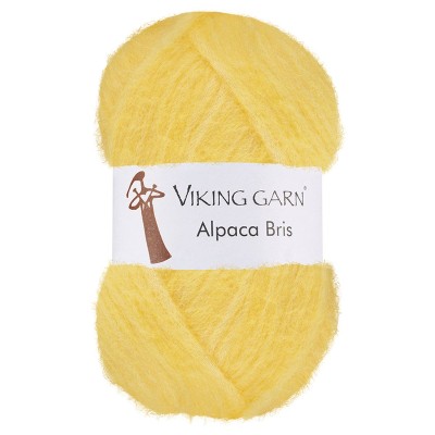 Viking Garn Alpaca Bris										 - 340 Light Yellow