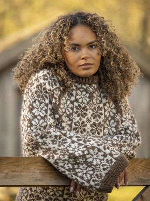 Viking Garn 2601-5 Blomstølen Sweater										 - Viking Garn 2601-5 Blomstølen Sweater