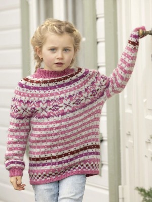 Viking Garn 2602-3 Fanastøl Sweater Pearl										 - Viking Garn 2602-3 Fanastøl Sweater Pearl
