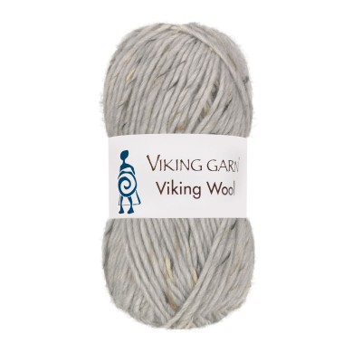 Viking Garn Viking Wool										 - 501 White Tweed