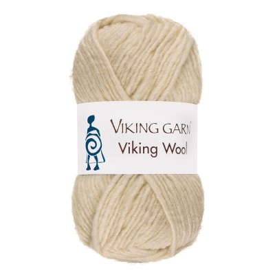 Viking Garn Viking Wool										 - 502 Natural White