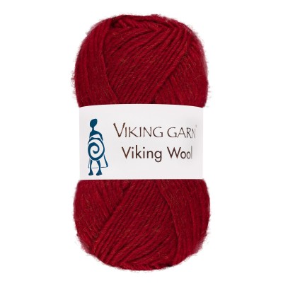 Viking Garn Viking Wool										 - 560 Red