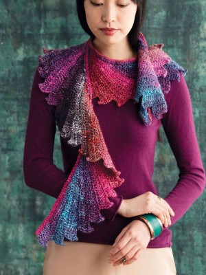 Noro MAG9-27 Spiral Shawl										