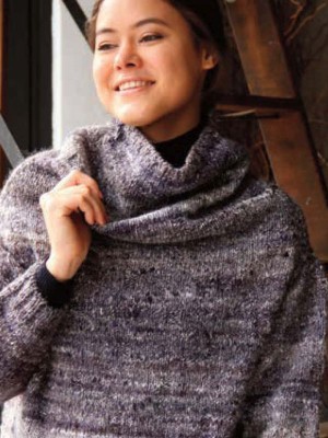 Noro MAG15-27 Oversized Funnel Neck Sweater										