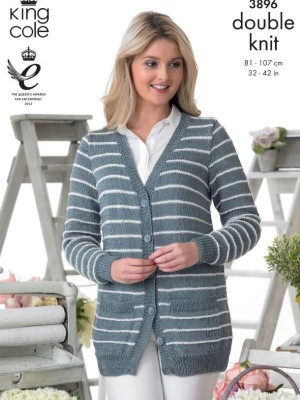 King Cole 3896 Ladies Cardigans										