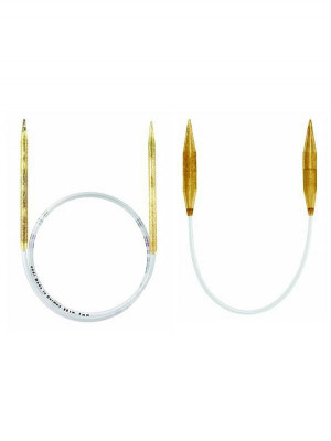 addiChampagner Fixed Circular Knitting Needles  47in (120cm)										 - US 10.5 (7.00mm)