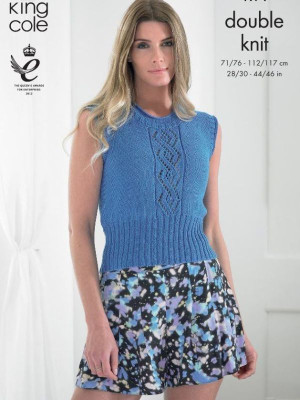 King Cole 4171 Ladies Slipover & Sweater										