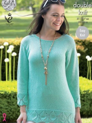 King Cole 4342 Ladies Sweater & Cardigan										