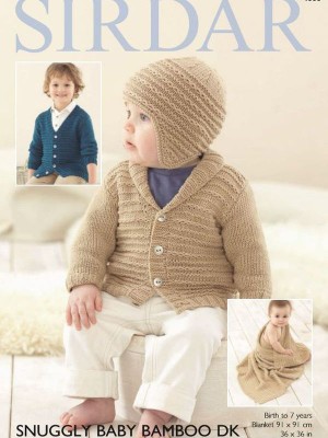 Sirdar 4666 Hat Cardigan and Blanket										