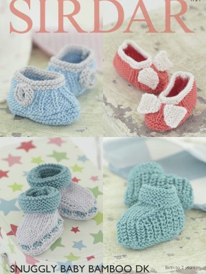 Sirdar 4734 Baby Booties										
