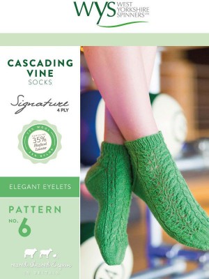 West Yorkshire Spinners WYS56995 Cascading Vine Socks										