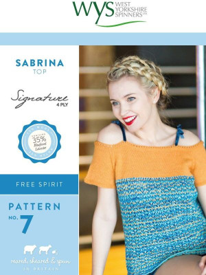 West Yorkshire Spinners WYS56996 Sabrina Top										