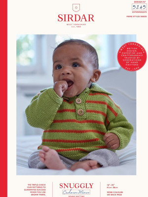 Sirdar 5245 Baby Polo Shirt Jumpers										