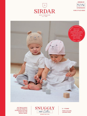 Sirdar 5274 Bunny & Bear Baby Hats										