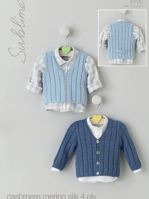 Sublime 6100 Cardigan & Waistcoat										