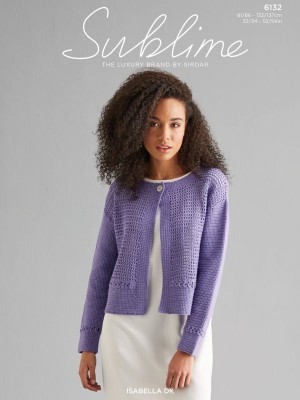 Sublime 6132 Crochet Cardigan										