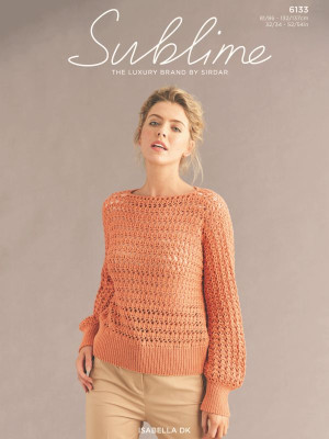 Sublime 6133 Textured Lace Jumper										