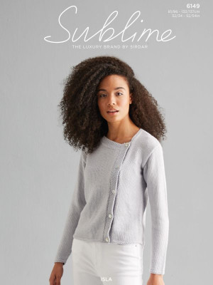 Sublime 6149 Asymmetric Front Cardigan										