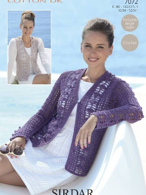Sirdar 7072 Cardigan & Waistcoat										