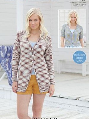 Sirdar 7767 V Neck Cardigans										