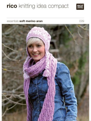 Rico KIC 029 Norwegian Cap & Cabled Scarf										