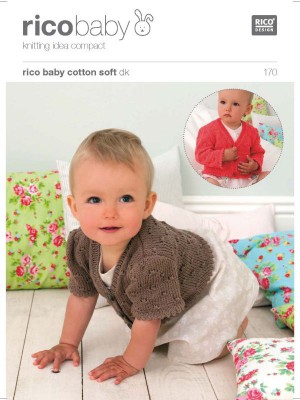 Rico KIC 170 Baby Knot Stitch Cardigans										