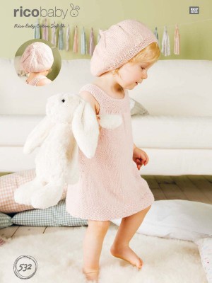 Rico KIC 532 Baby Dress & Beret										