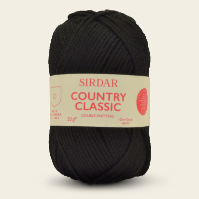 Sirdar Country Classic DK										 - 873 Black