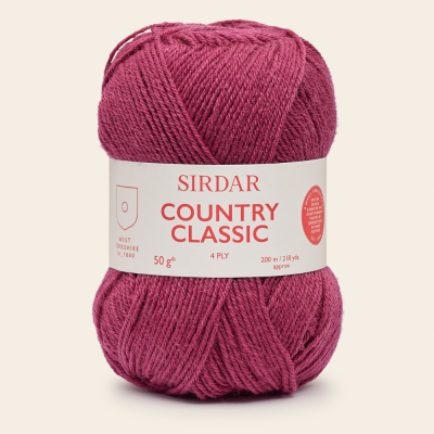 Sirdar Country Classic 4 Ply										 - 958 Burgundy