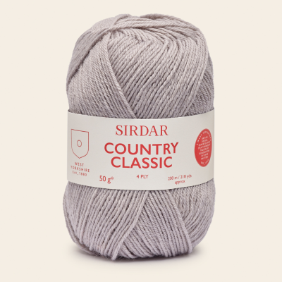 Sirdar Country Classic 4 Ply										 - 972 Silver