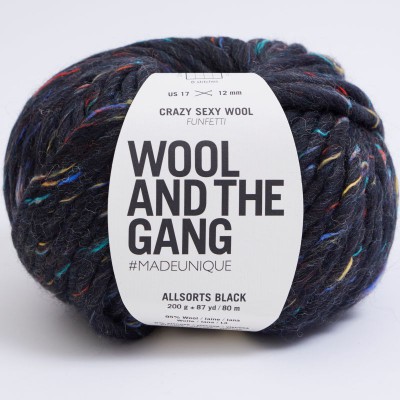 Wool and the Gang Crazy Sexy Wool										 - 219 Allsorts Black