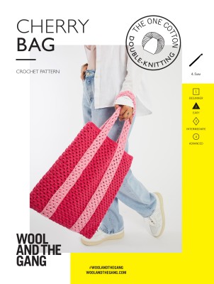 Wool and the Gang Cherry Bag										