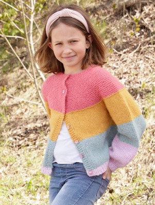 DROPS Candy Bar Kids Cardigan										