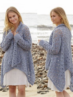 DROPS Kyliena Crochet Cardigan										