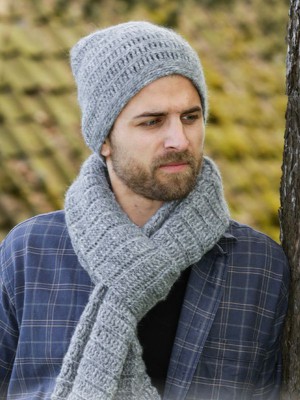 DROPS Marshall Crochet Hat and Scarf										