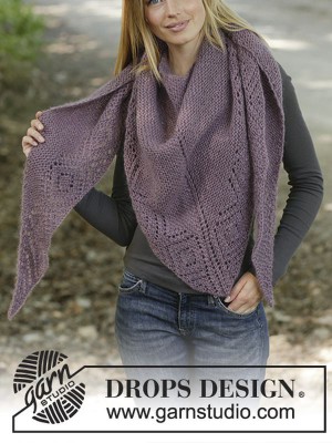 DROPS Amethyst Amour Shawl										