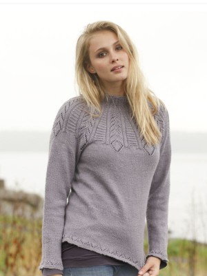 DROPS Lady Feather Sweater										