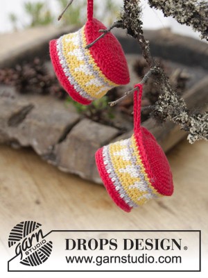 DROPS Christmas Drums Crochet Decoration										